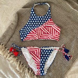 Victoria’s Secret Red White + Blue Swimsuit Bikini